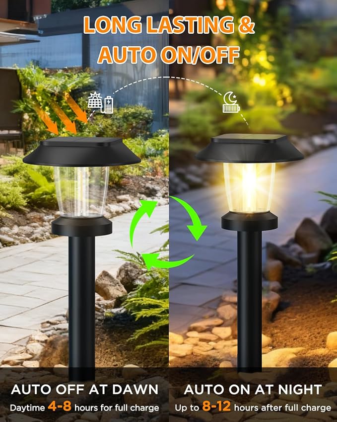 ALEPOD Solar Pathway Lights Outdoor - Image 5