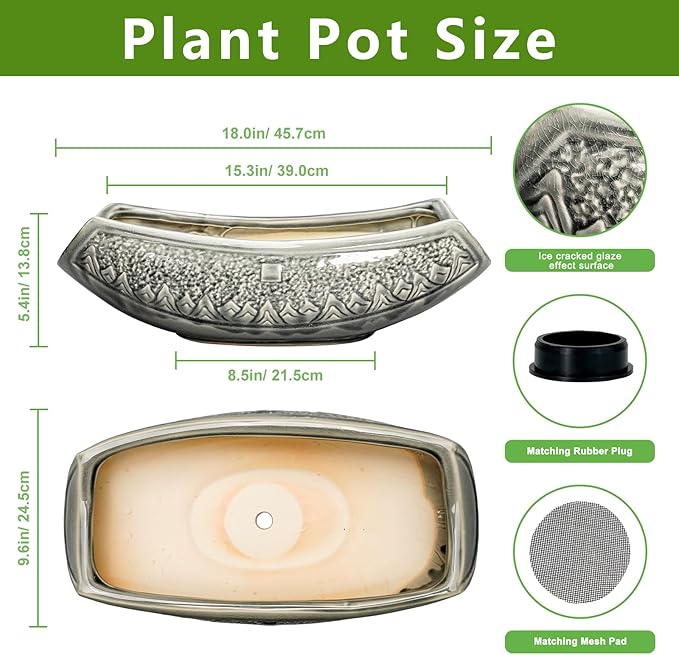 Bonsai Pots 18 Inch - Image 2