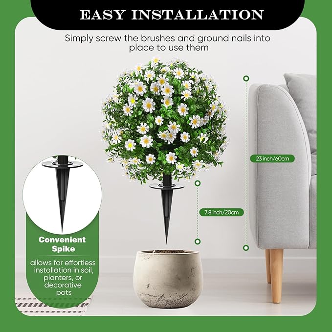 Artificial Topiary Bushes for Outdoors - Image 3