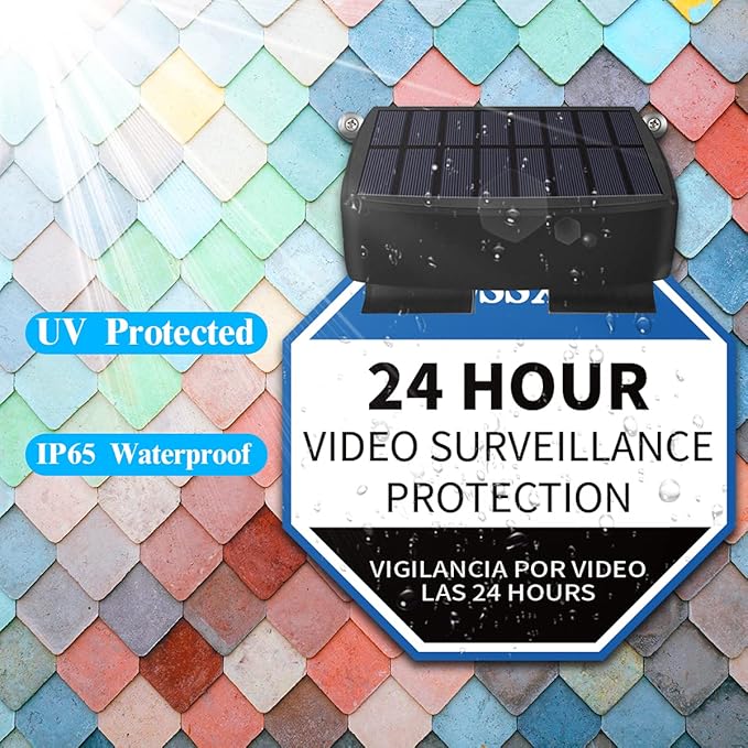 Solar Power Deck LED Light Clip-On Yard Security Sign Spotlight - Image 7