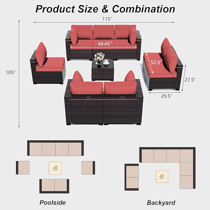 ALAULM Patio Furniture Set - Image 6