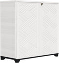 ZZM Indoor/Outdoor Storage Cabinet Waterproof, All Weather Outdoor Storage by ZZM
