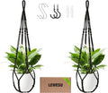 Macrame Plant Hanger Indoor Set of 2 by Unknown