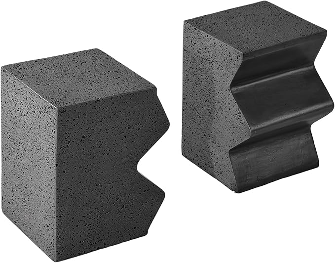 COSIEST Concrete Side Table, Decorative Garden Stools - Image 4