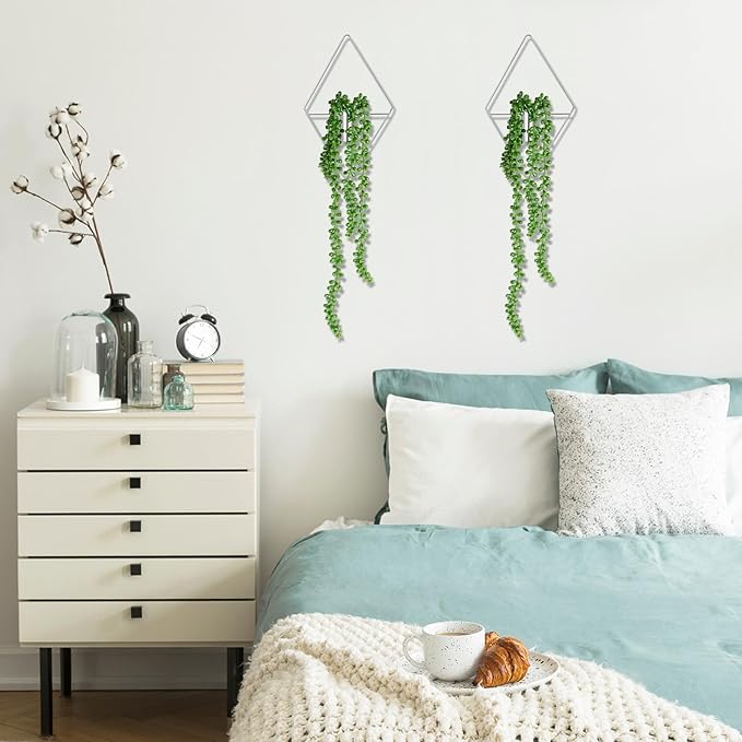 2 Pieces Wall Decor Hanging Planters - Image 5