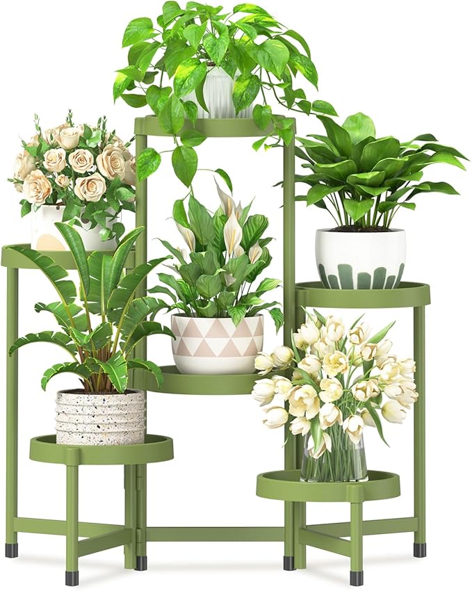 iDavosic.ly 6 Tier Folding Plant Stand Indoor Outdoor by iDavosicly