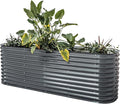 32" Extra Tall Raised Garden Bed Kits, 3.5 x 6.5 x 2.7ft Deep Root 9 in 1 by VegoGarden