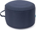 QILLOWAY Indoor/Outdoor Inflatable Stool, Round Ottoman, All Weather Foot Rest by QILLOWAY