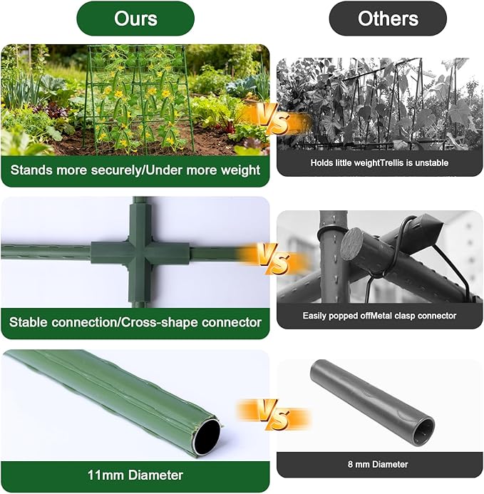 2-Pack A-Frame Cucumber Trellis - Image 5