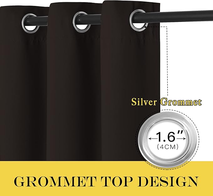 NICETOWN Patio Blackout Curtain Panels - Image 6