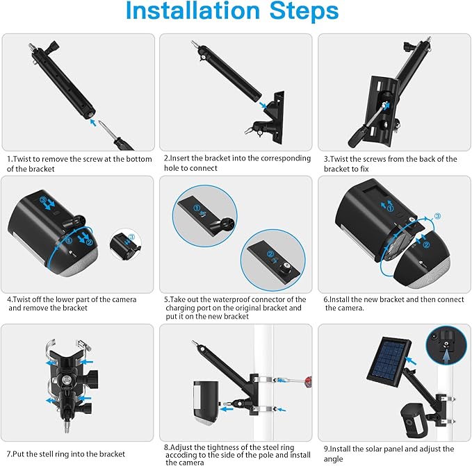 HOLACA 2-in-1 Pole Mounting Bracket - Image 4