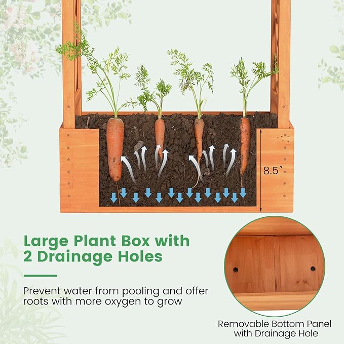Giantex Set of 2 Raised Garden Bed - Image 5