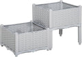 Outsunny 2 Piece Raised Garden Bed by Outsunny