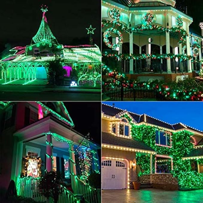 66Ft 200LED Fairy Lights Plug in, Waterproof String Lights Outdoor & Indoor 8 - Image 3