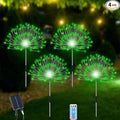 Solar Garden Lights Outdoor Waterproof, 4 Pack Total 480 LED Solar Firework by Slyuexu