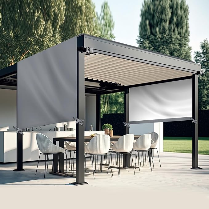 Universal Pergola Replacement Canopy Outdoor Canopy Shade Cover Waterproof by Wowangce