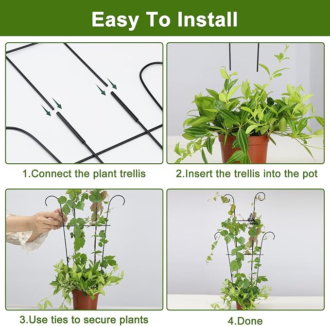 23in Plant Trellis Indoor, Trellis - Image 6