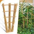 10 Pack 2ft Bamboo Trellis for Climbing Plants-Natural Garden Ladder Trellis by Biotolot