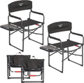 SUNNYFEEL Camping Directors Chair, Heavy Duty, Oversized Portable Folding Chair by SunnyFeelCamping