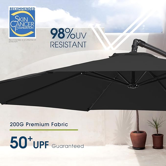 wikiwiki 10ft Patio Umbrella - Image 3