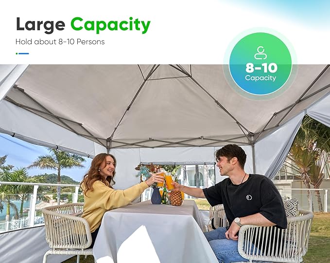 Quictent Privacy 8x8 Pop up Canopy Tent - Image 5