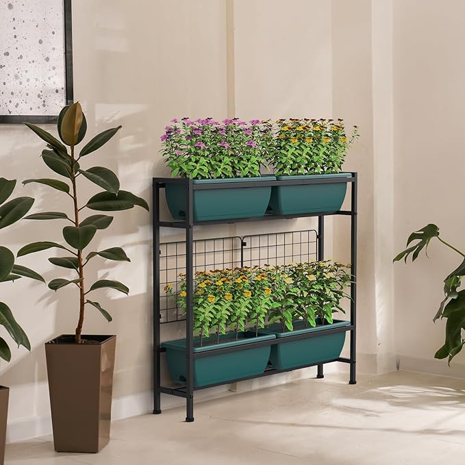 CADUKE Raised Planter Box with Legs, Raised Garden Bed with Drainage Holes & - Image 8