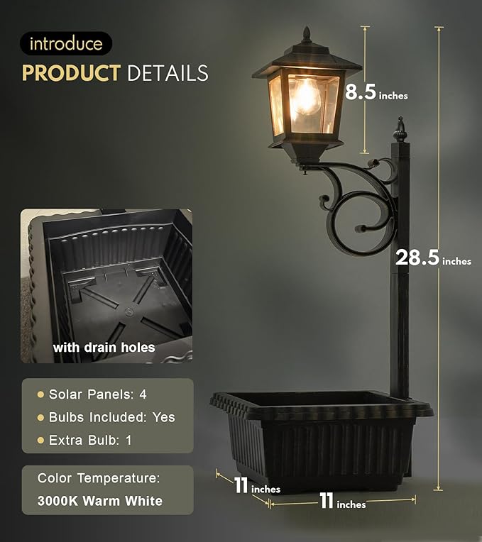 PASAMIC 2 in 1 Outdoor Flower Pots - Image 6