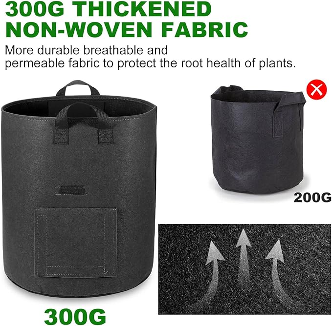4-Pack 10 Gallon Potato Grow Bags - Image 5