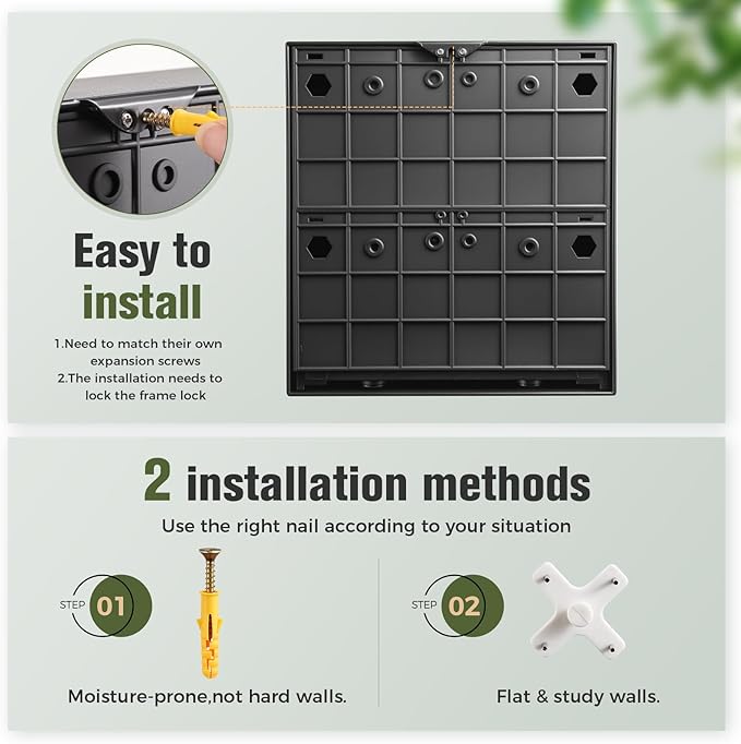 Wall-Mounted Vertical Garden Planter – Ready-to-Use Indoor Wall Planter - Image 7