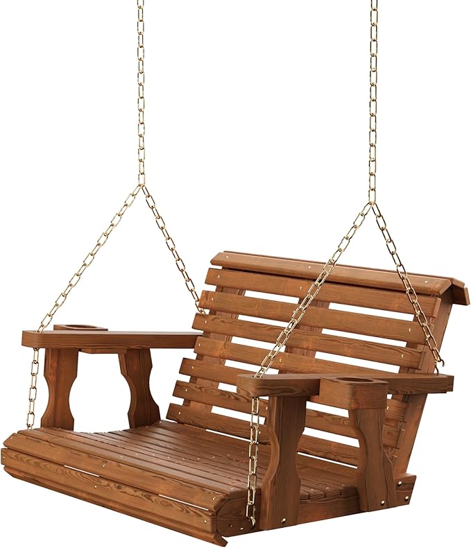Amish Casual 3 Foot Roll Back Porch Swing - Image 2