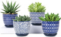 Selamica Ceramic Plant Pots, 4.6 Inch Flower Pots by Selamica