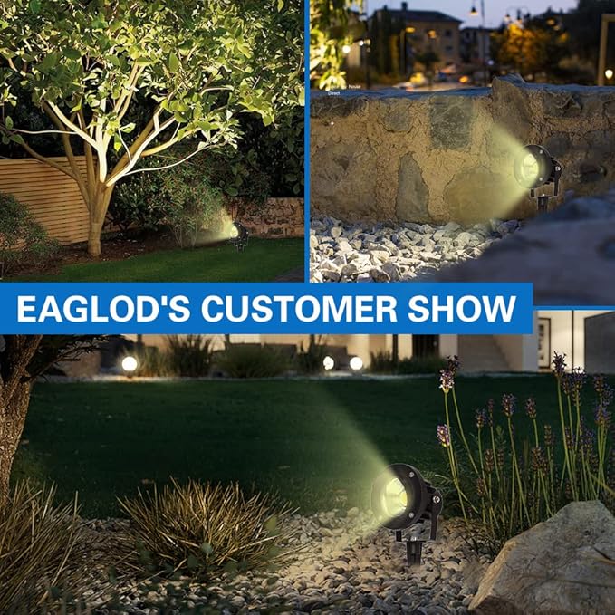 EAGLOD 20W Led Spotlights Outdoor Landscape Lights, Low Voltage Led Landscape - Image 8