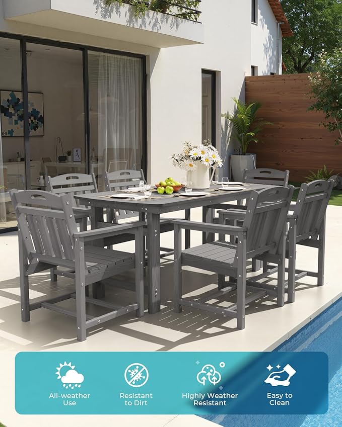 Ciokea HDPE Outdoor Dining Table - Image 3