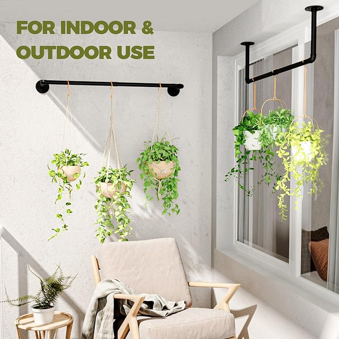 2Pc Hanging Planters for Indoor Plants Plant Hanger Indoor Hanging Plant Holder - Image 5