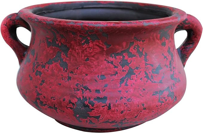 Egyptian Era Designed Earthen Ware Terra-Cotta Vessel/Planter by Goodman+and+Wife