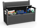 80 Gallon Outdoor Storage Bench Deck Box Waterproof Lockable, Outdoor Storage by OutdoorLivingPerfected