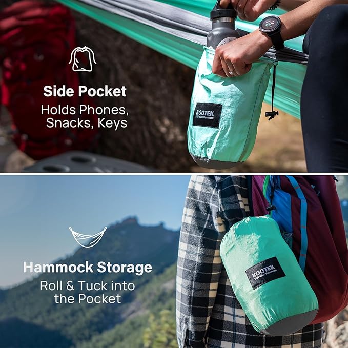Kootek Camping Hammock, Portable Hammocks - Image 4