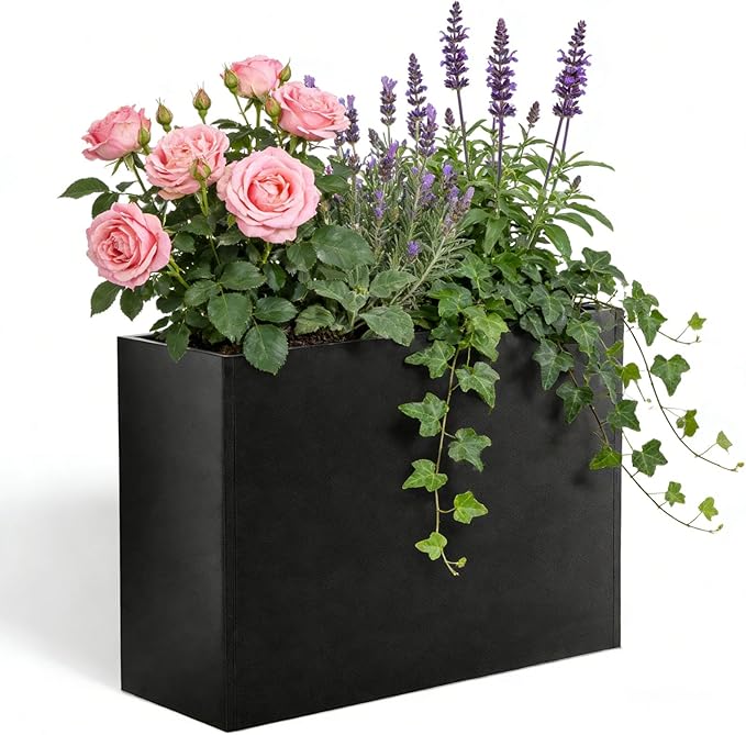Metal Rectangular Planter, Metal Planter Box by ZeeitGluu