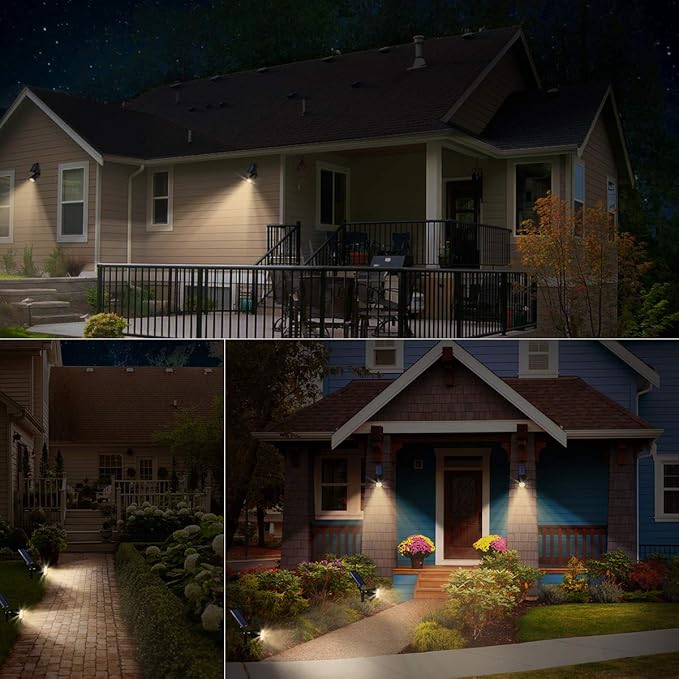 URPOWER Solar Lights Outdoor, Adjustable Spot Lights Outdoor, 2-in-1 Waterproof - Image 6