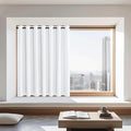 NICETOWN White Blackout Curtains 72 inches Long, Grommet Privacy Window by NICETOWN