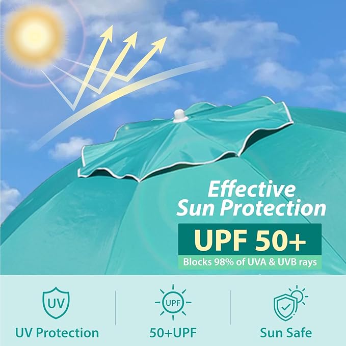 AMMSUN Shade Umbrella, Premium Portable Umbrella - Image 4
