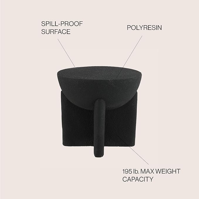 JONATHAN Y TBL1109A Brady 16.25" Minimalist Modern Drum Indoor/Outdoor Accent - Image 4