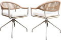 TWT Patio Dining Chairs Outdoor Stackable Dining Chairs by TWT