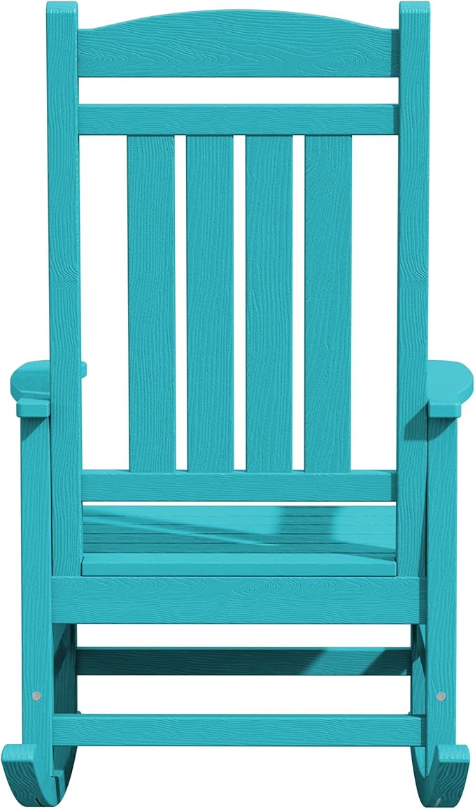 KINGYES HDPE Rocking Chairs Outdoor, Patio Rocking Chairs - Image 12