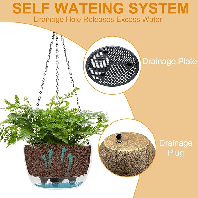 2 Packs Hanging Planters Basket - Image 4