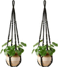 Mkono Macrame Plant Hanger Indoor Hanging Planter Basket by Mkono