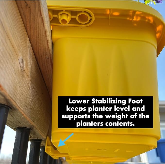 Apollo Exports International 20" Adjustable Railing Planter - Image 4