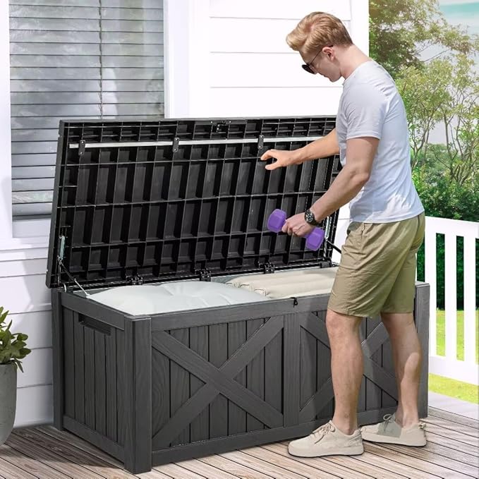 YITAHOME 150 Gallon Large Deck Box - Image 3