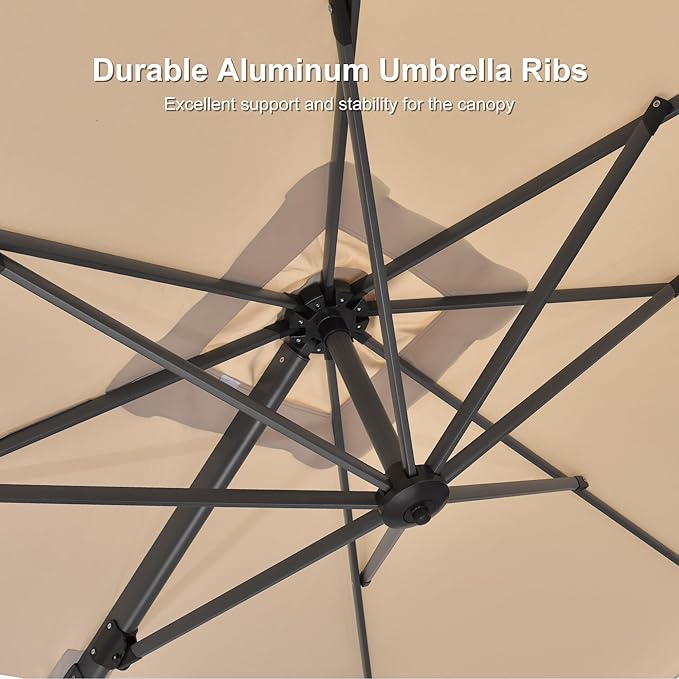 PURPLE LEAF 8' X 8' Patio Umbrella - Image 7