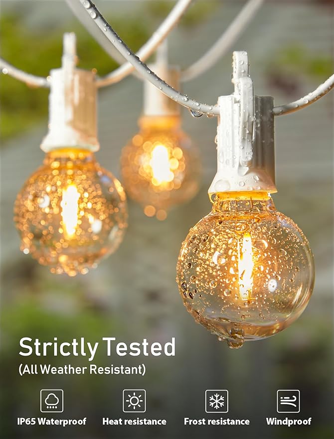 Brightown 29 Feet LED Outdoor String Lights - Image 6